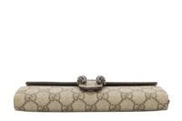 0527. Gucci Dionysus Wallet on Chain Small GG Monogram Canvas, Silver Hardware6