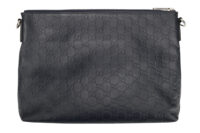 0529. Gucci Monogram Empreinte Navy Clutch Shoulder Bag, Silver Hardware2