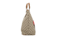 0530. Gucci GG Monogram Canvas Tote, Bird Embroidered, Gold Hardware4