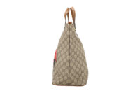 0530. Gucci GG Monogram Canvas Tote, Bird Embroidered, Gold Hardware5