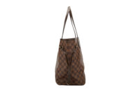 0208. Louis Vuitton Neverfull MM, Damier Ebene, Gold Hardware NEW4