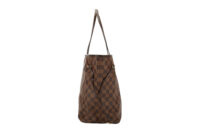 0208. Louis Vuitton Neverfull MM, Damier Ebene, Gold Hardware NEW5