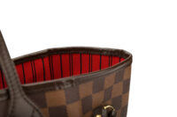 0208. Louis Vuitton Neverfull MM, Damier Ebene, Gold Hardware NEW7