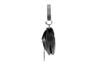 0413. Christian Dior Vintage Saddle Black Leather, Silver Hardware2
