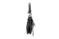 0413. Christian Dior Vintage Saddle Black Leather, Silver Hardware3