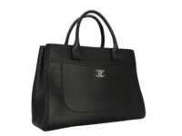 0542. Chanel Neo Executive Tote Black Leather, Silver Hardware5