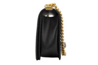0545. Chanel Boy Bag Large Black Caviar Gold Hardware5