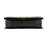 0545. Chanel Boy Bag Large Black Caviar Gold Hardware7