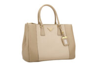 0546. Prada Galleria Saffiano Lux Beige Two-Tone, Gold Hardware2