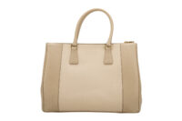 0546. Prada Galleria Saffiano Lux Beige Two-Tone, Gold Hardware4