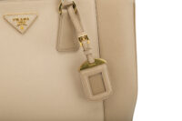 0546. Prada Galleria Saffiano Lux Beige Two-Tone, Gold Hardware8