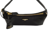 0550. Prada Re-Edition 2005 Black Re-Nylon Handbag, Silver Hardware11