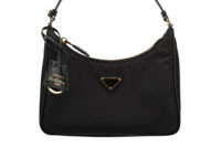 0550. Prada Re-Edition 2005 Black Re-Nylon Handbag, Silver Hardware2