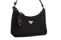 0550. Prada Re-Edition 2005 Black Re-Nylon Handbag, Silver Hardware3