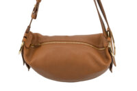 0487. Ferragamo Saddle Soft Hobo, Brown Leather NEW12