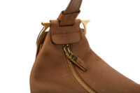 0487. Ferragamo Saddle Soft Hobo, Brown Leather NEW2