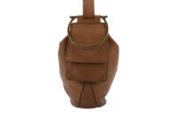 0487. Ferragamo Saddle Soft Hobo, Brown Leather NEW7