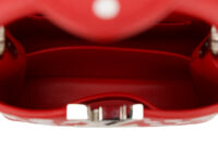 0558. Louis Vuitton Capucines x Yayoi Kusama Red Dotted Leather, Silver Hardware12