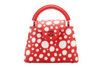 0558. Louis Vuitton Capucines x Yayoi Kusama Red Dotted Leather, Silver Hardware13
