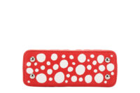 0558. Louis Vuitton Capucines x Yayoi Kusama Red Dotted Leather, Silver Hardware15