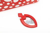 0558. Louis Vuitton Capucines x Yayoi Kusama Red Dotted Leather, Silver Hardware18