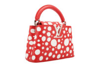 0558. Louis Vuitton Capucines x Yayoi Kusama Red Dotted Leather, Silver Hardware2