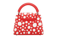 0558. Louis Vuitton Capucines x Yayoi Kusama Red Dotted Leather, Silver Hardware4