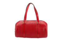 0573. Louis Vuitton Soufflot Red Epi Leather, Gold Hardware1