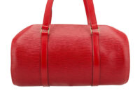 0573. Louis Vuitton Soufflot Red Epi Leather, Gold Hardware5