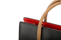 0579. Christian Louboutin Paloma Medium Tote Black Leather Cheetah Print Studded, Gold Hardware7