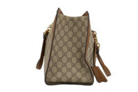 0580. Gucci Padlock Medium Tote Supreme GG Canvas, Gold Hardware3