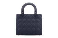 0582. Dior Lady Dior Medium Cannage Ultramatte Navy Leather, Navy Hardware 4