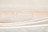 0584. Chanel Grand Shopping Tote (GST) White Caviar Leather, Silver Hardware11