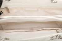 0584. Chanel Grand Shopping Tote (GST) White Caviar Leather, Silver Hardware12
