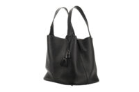 0585. Hermes Picotin 26 Vintage Noir Togo Leather, Palladium Hardware2