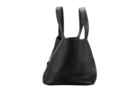 0585. Hermes Picotin 26 Vintage Noir Togo Leather, Palladium Hardware4
