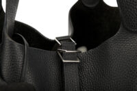 0585. Hermes Picotin 26 Vintage Noir Togo Leather, Palladium Hardware7