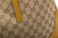 0586. Gucci Jackie Ophidia Supreme GG Canvas Piston Clasp, Gold Hardware10