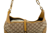 0586. Gucci Jackie Ophidia Supreme GG Canvas Piston Clasp, Gold Hardware11