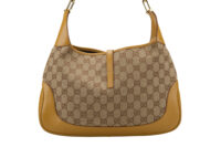 0586. Gucci Jackie Ophidia Supreme GG Canvas Piston Clasp, Gold Hardware4