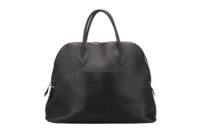 0587. Hermes Soft Bolide 45 Large Togo Leather, Palladium Hardware4