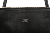 0587. Hermes Soft Bolide 45 Large Togo Leather, Palladium Hardware8