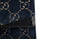 0588. Gucci Dionysus Large Chain Bag Navy Velvet GG, Aged-tone Hardware8