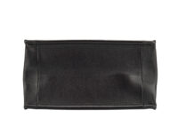 0589. Dior Archicannage Black leather Tote, Silver Hardware6