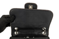 0590. Chanel Elementary Lumex Flap, Black Quilted Leather, Silver Hardware12