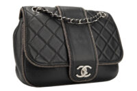 0590. Chanel Elementary Lumex Flap, Black Quilted Leather, Silver Hardware2