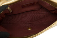 0591. Chanel Medium Flap Bag, Metallic Gold Laser Cuty Leather, Gold Hardware18