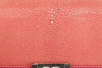 0592. Chanel Boy Bag Small, Pink Peach Stingray Leather, Ruthenium Hardware10