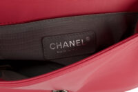 0592. Chanel Boy Bag Small, Pink Peach Stingray Leather, Ruthenium Hardware15
