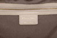 0594. Dior Panera Grey Coated Canvas Tote, Silver Hardware10
